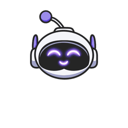 illustration head of robot